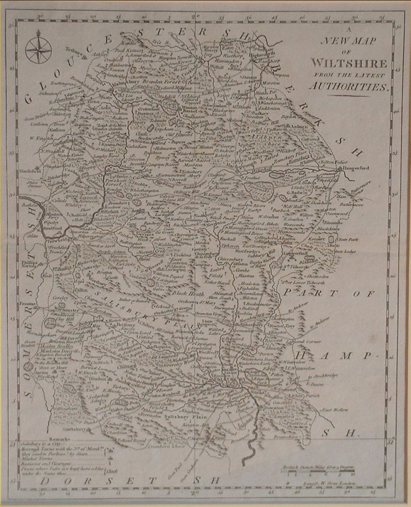 Map of Wiltshire - Lodge